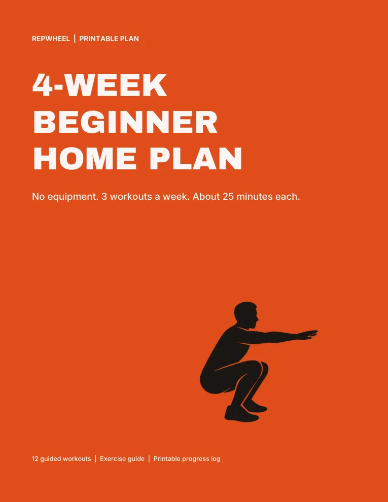 Cover of the RepWheel 4-Week Beginner Home Plan