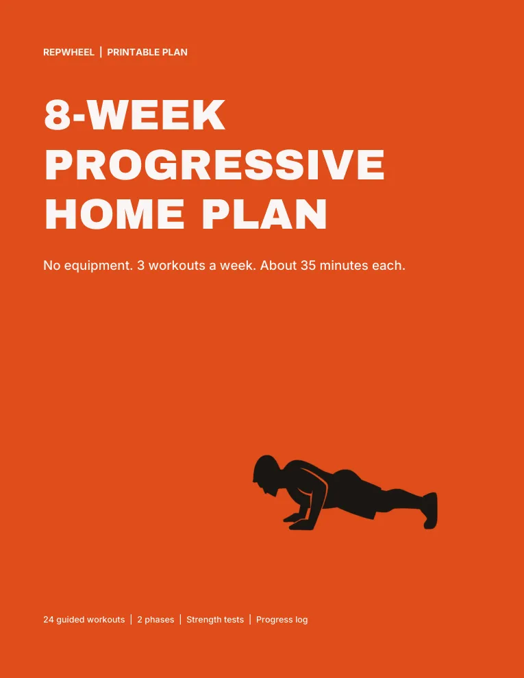 Cover of the RepWheel 8-Week Progressive Home Plan
